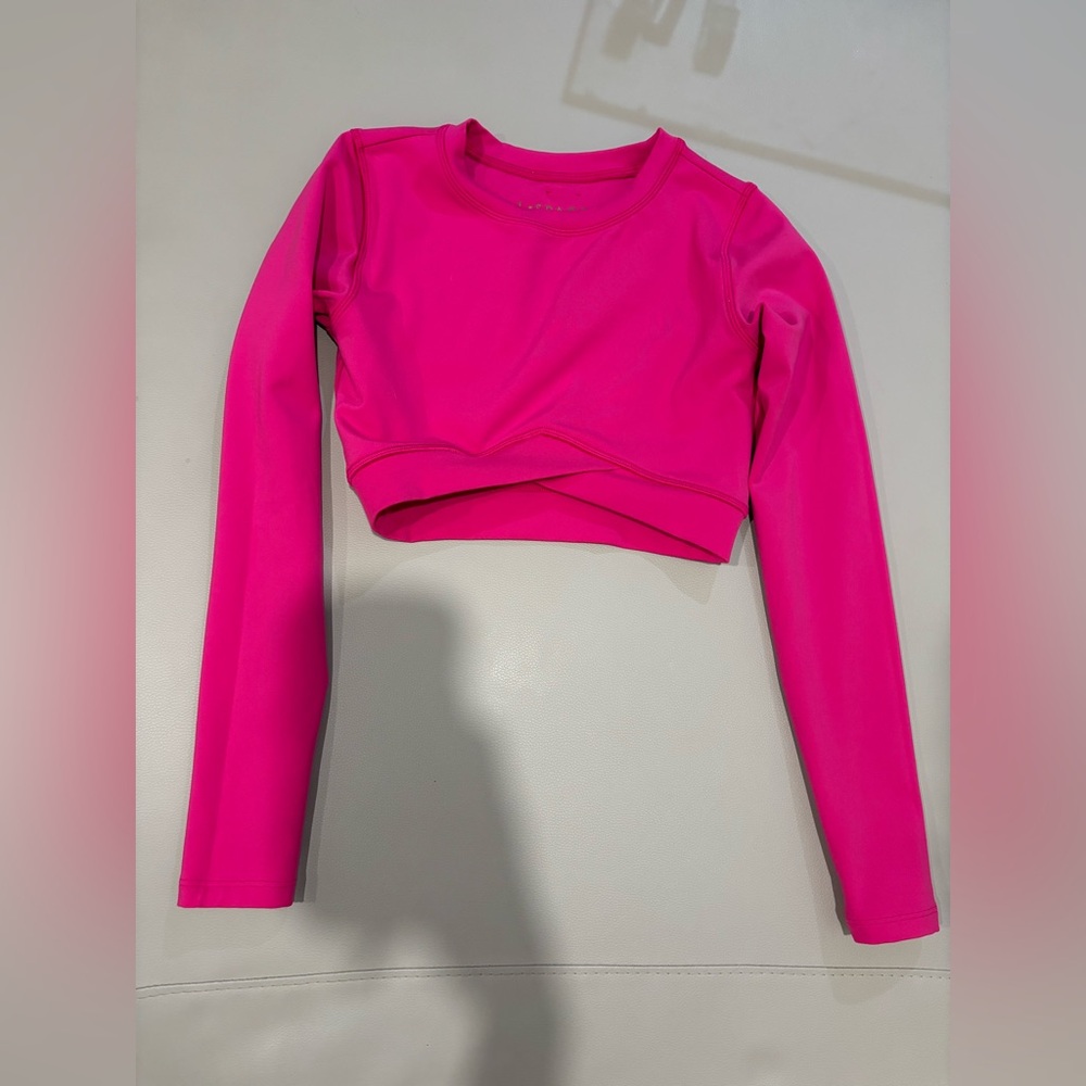 L space Aim High Long Sleeve Crop Top